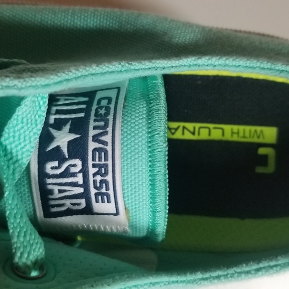 Aqua Converse with lunarlon - Picture 5 of 6